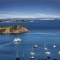 Fullers ferry on his way to Waiheke Island