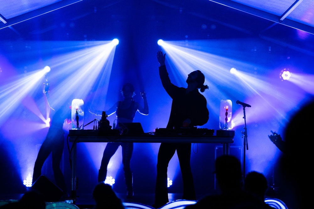 Blue lights