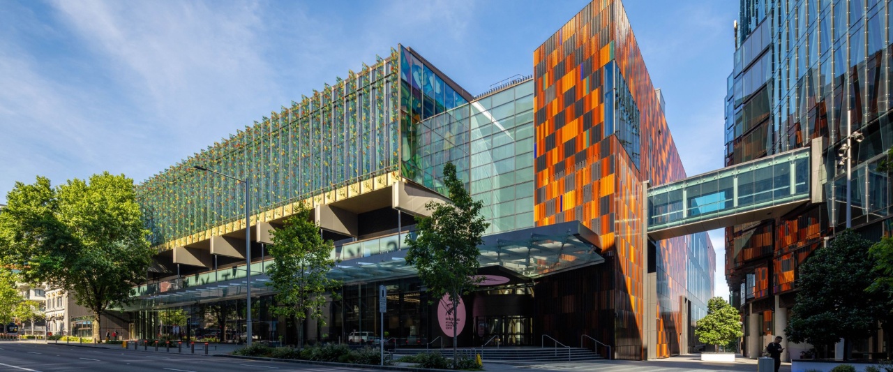NZICC Hero Banner - Photo New Zealand International Convention Centre (NZICC) facade in central Auckland, showcasing the modern exterior of New Zealand's premier convention and events venue.